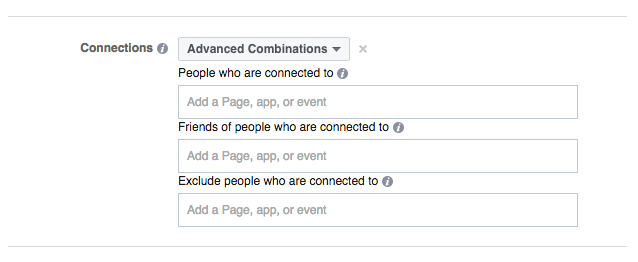 Facebook advanced connections