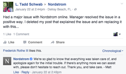 Nordstrom Online Customer Service