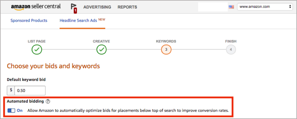 Amazon-Headline-Automated-Bidding