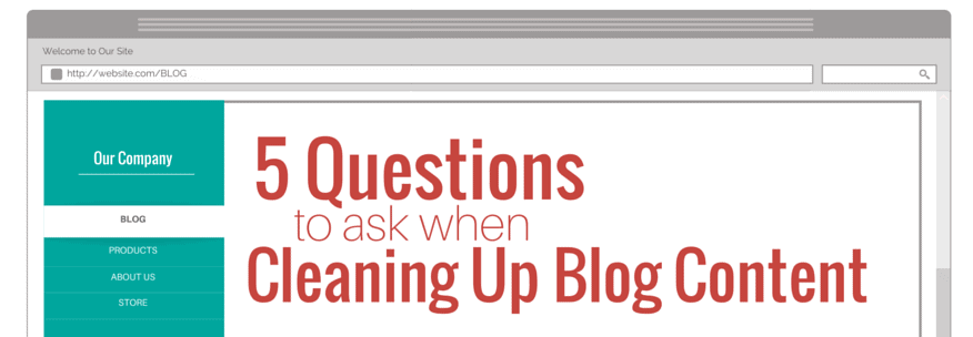 5 Questions to Ask When Cleaning Up Blog Content